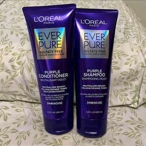 L’Oréal Everpure Purple Shampoo + conditioner